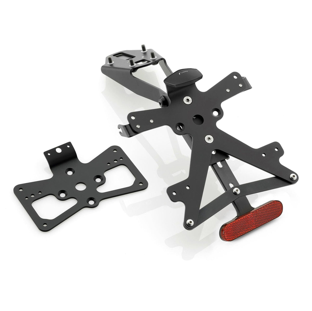 Rizoma Fox License Plate Holder Kit (PT318B) - High Road Motorsports - Plate Holder - PT318B - Rizoma