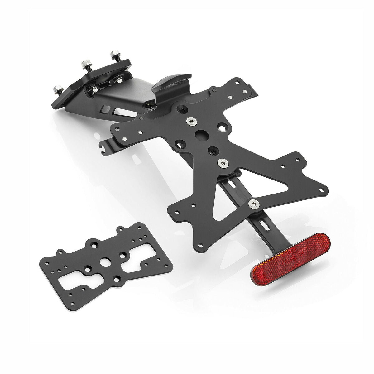 Rizoma Fox License Plate Holder Kit (PT323B) - High Road Motorsports - Plate Holder - PT323B - Rizoma