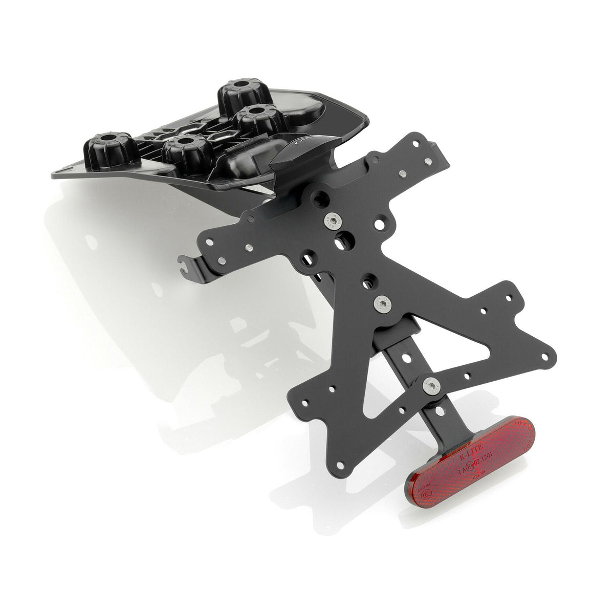 Rizoma Fox License Plate Holder Kit (PT408B) - High Road Motorsports - Plate Holder - PT408B - Rizoma