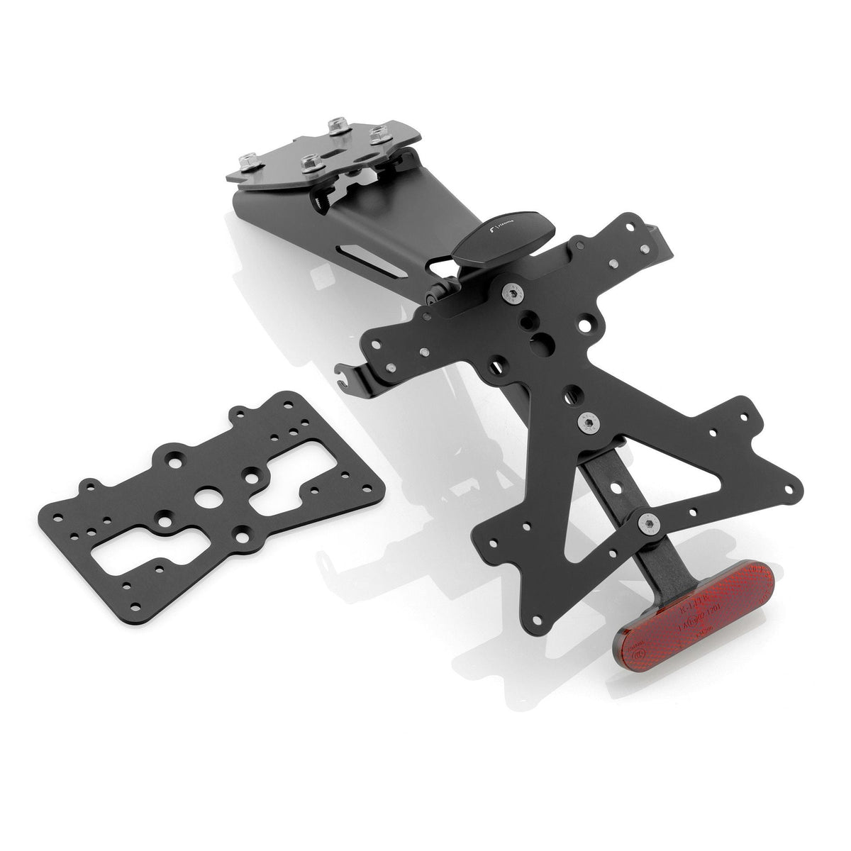 Rizoma Fox License Plate Holder Kit (PT412B) - High Road Motorsports - Plate Holder - PT412B - Rizoma