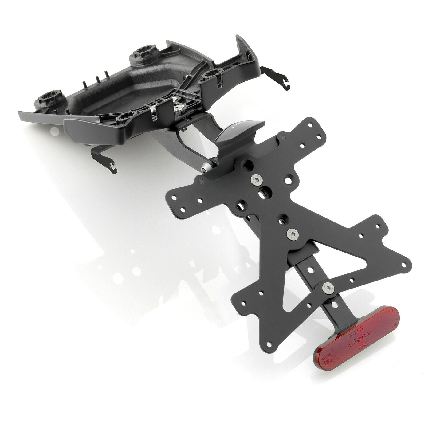 Rizoma Fox License Plate Holder Kit (PT511B) - High Road Motorsports - Plate Holder - PT511B - Rizoma