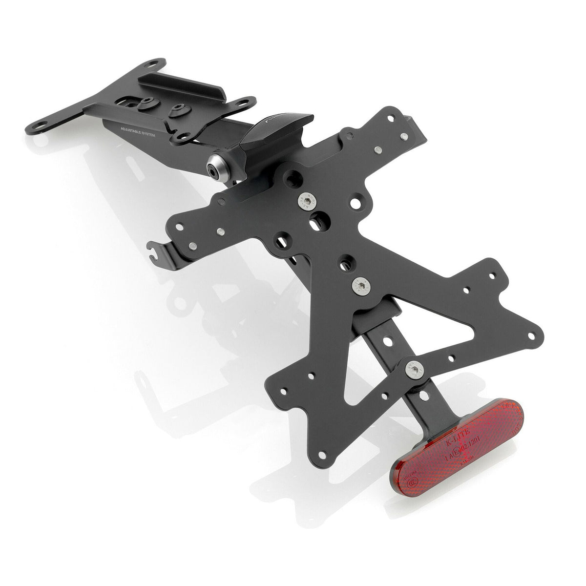 Rizoma Fox License Plate Holder Kit (PT515B) - High Road Motorsports - Plate Holder - PT515B - Rizoma