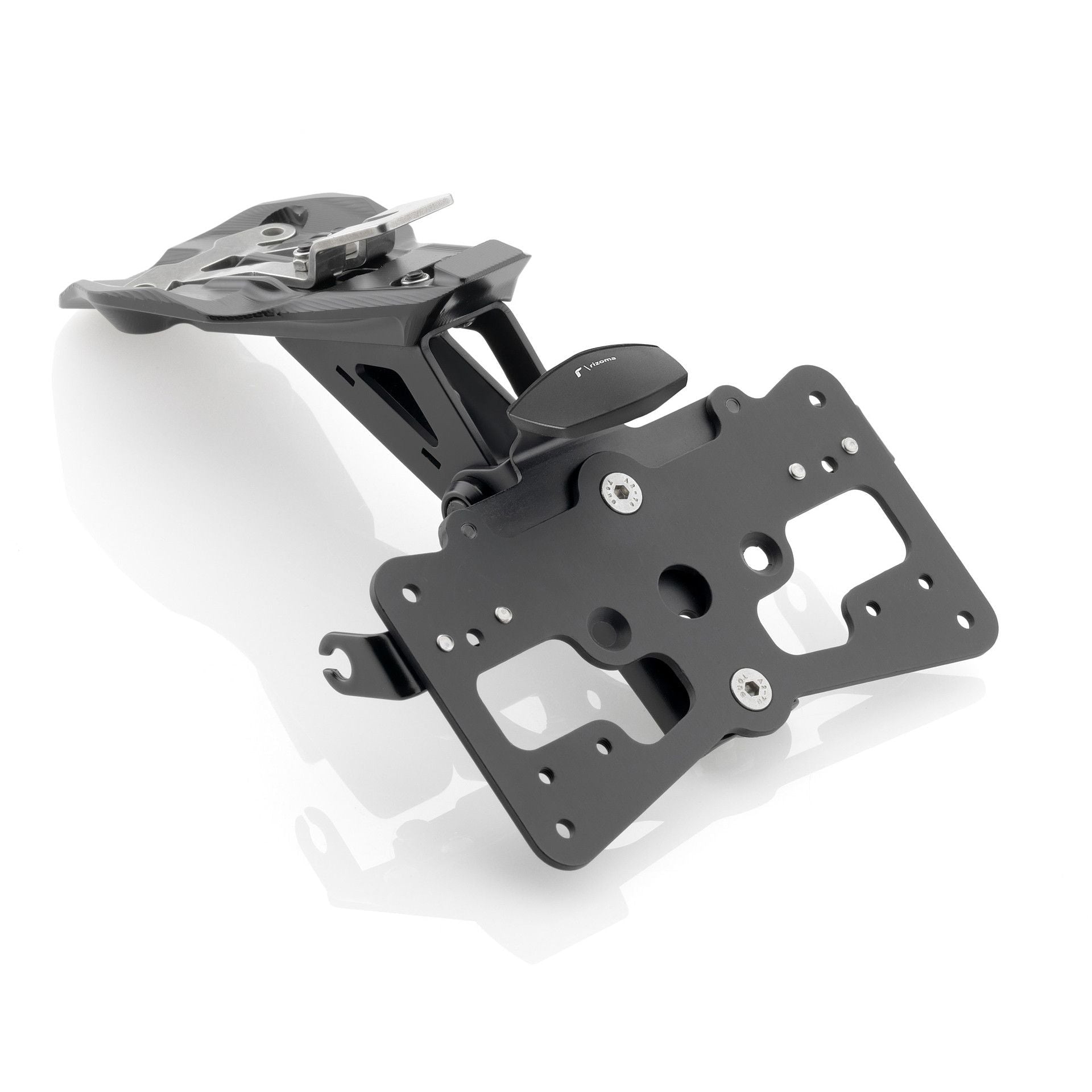 Rizoma Fox License Plate Holder Kit (PT532B) - High Road Motorsports - Plate Holder - PT532B - Rizoma