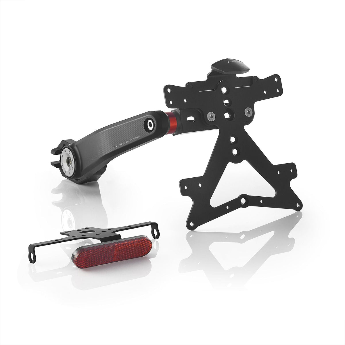 Rizoma Fox License Plate Holder Kit (PT607B) - High Road Motorsports - Plate Holder - PT607B - Rizoma