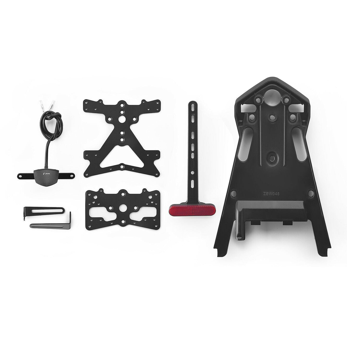 Rizoma Fox License Plate Holder (PT709B) - High Road Motorsports - Plate Holder - PT709B - Rizoma