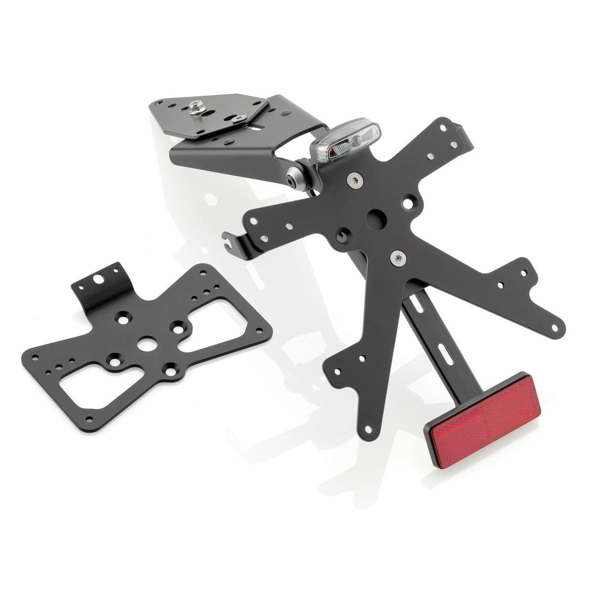 Rizoma Fox License Plate Holder with Rear Light (PT711B) - High Road Motorsports - Plate Holder - PT711B - Rizoma