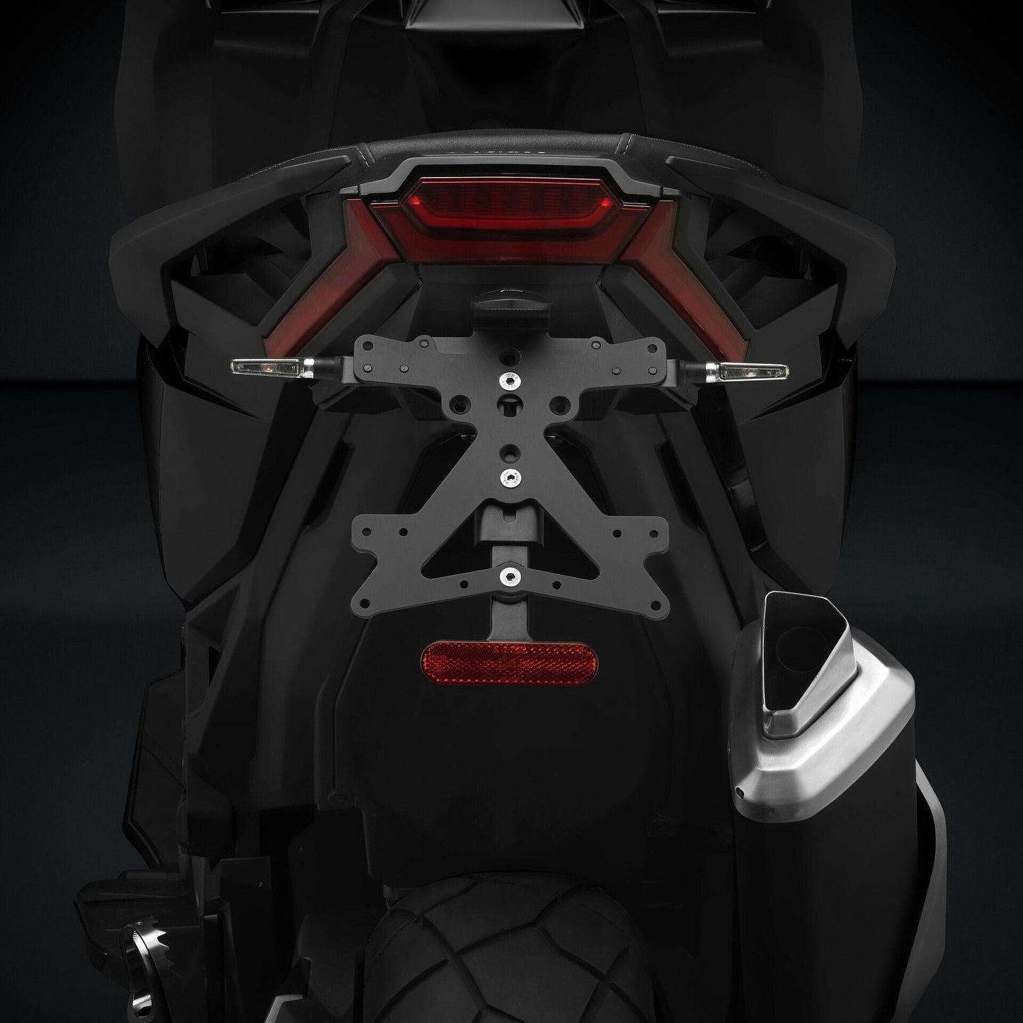 Rizoma Fox License Plate Support Kit (PT120B) - High Road Motorsports - Plate Holder - PT120B - Rizoma