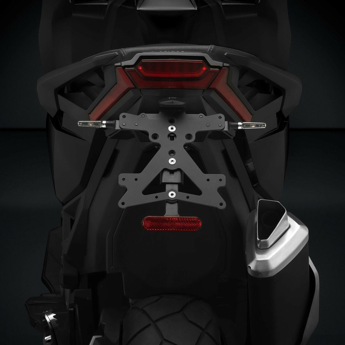 Rizoma Fox License Plate Support Kit (PT120B) - High Road Motorsports - Plate Holder - PT120B - Rizoma