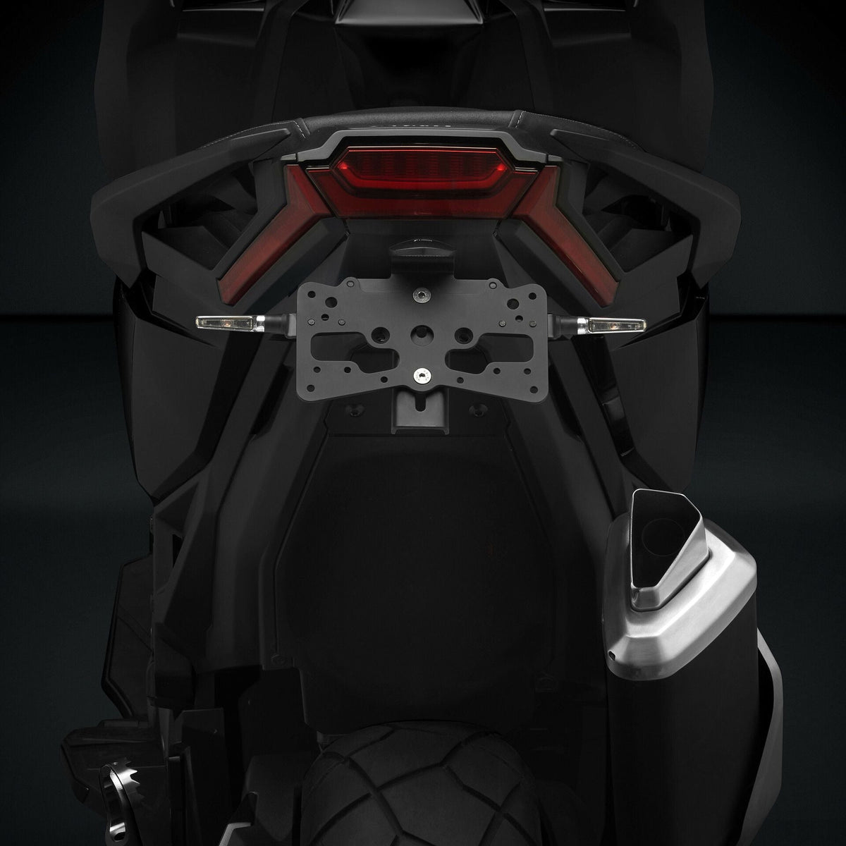 Rizoma Fox License Plate Support Kit (PT120B) - High Road Motorsports - Plate Holder - PT120B - Rizoma