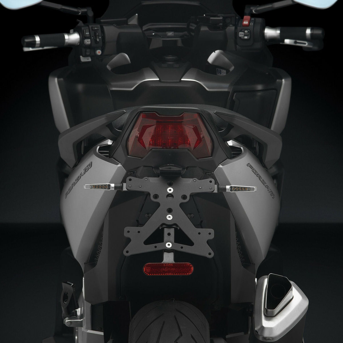 Rizoma Fox License Plate Support Kit (PT122B) - High Road Motorsports - Plate Holder - PT122B - Rizoma