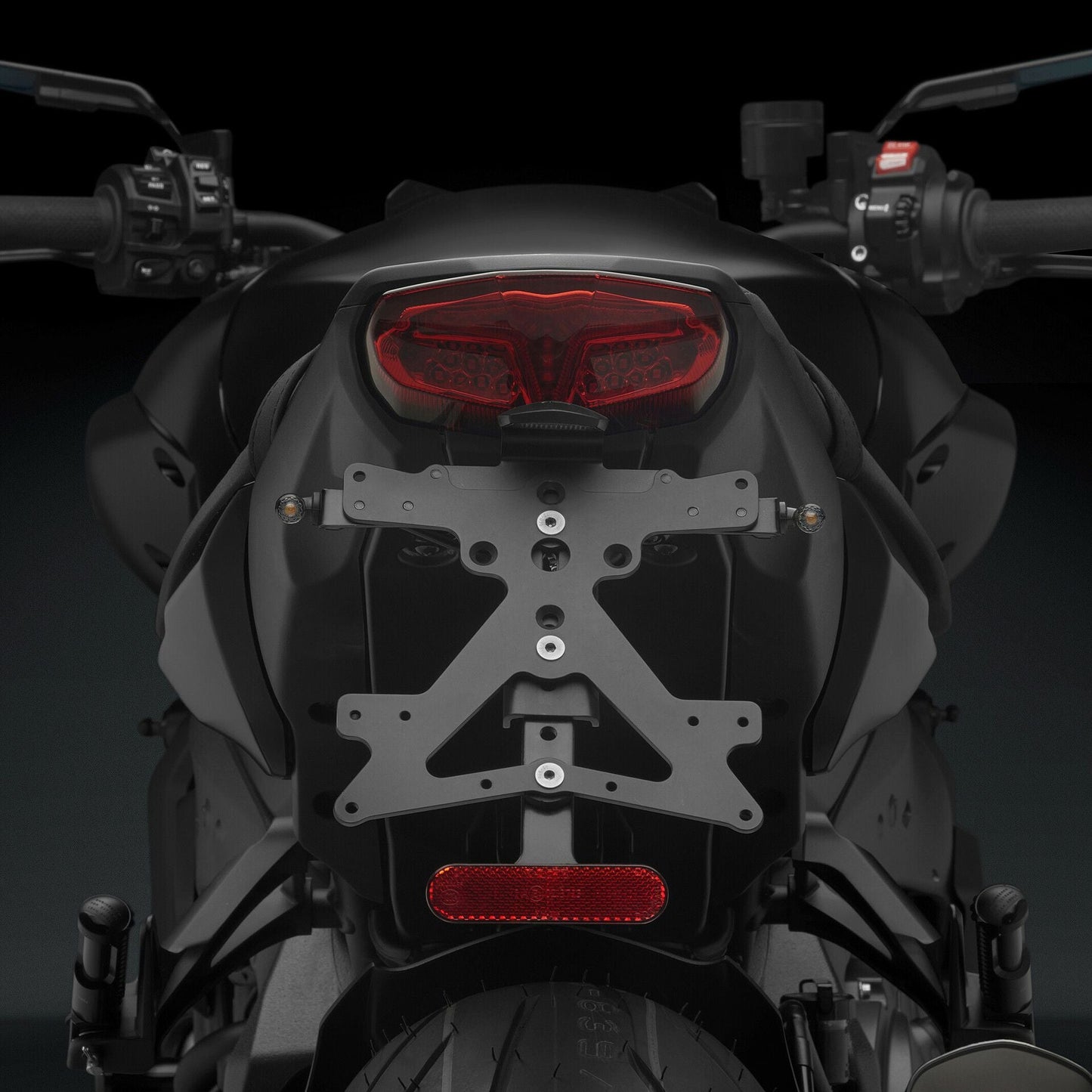 Rizoma Fox License Plate Support Kit (PT237B) - High Road Motorsports - Plate Holder - PT237B - Rizoma