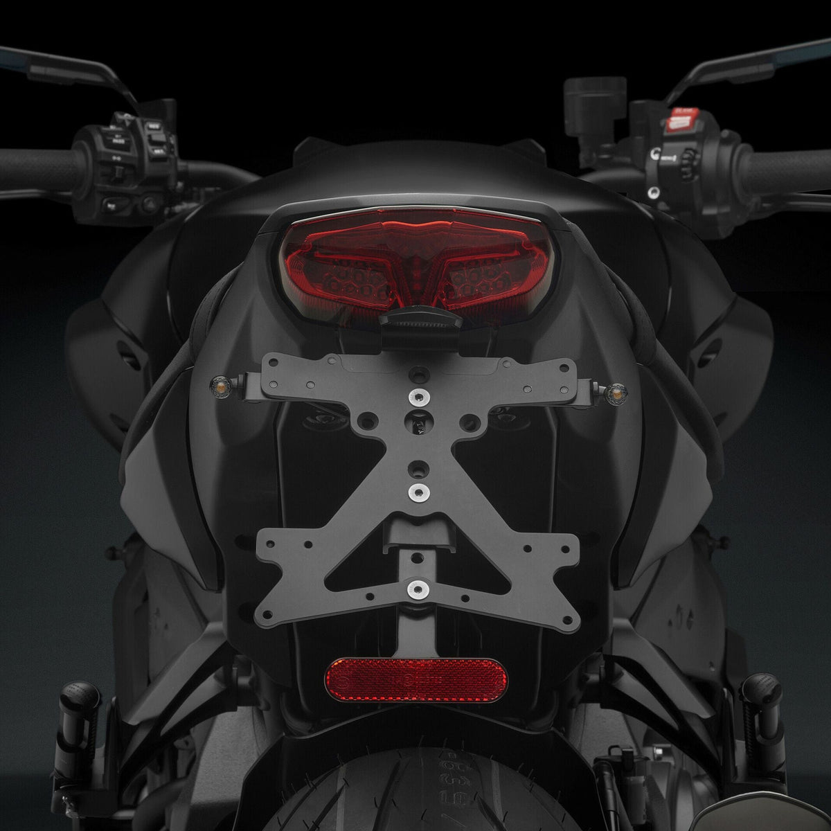 Rizoma Fox License Plate Support Kit (PT237B) - High Road Motorsports - Plate Holder - PT237B - Rizoma