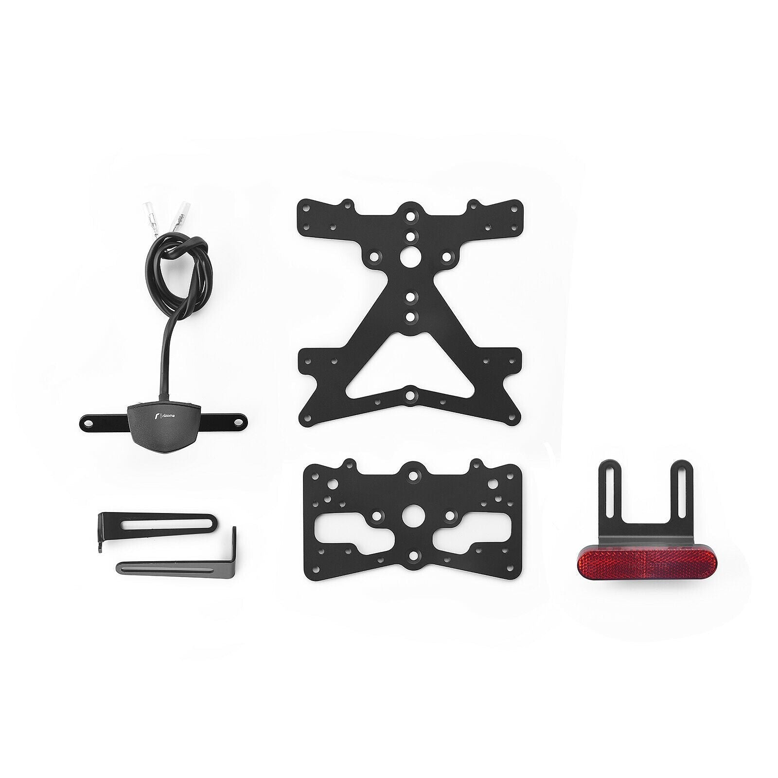 Rizoma Fox License Plate Support Kit (PT237B) - High Road Motorsports - Plate Holder - PT237B - Rizoma
