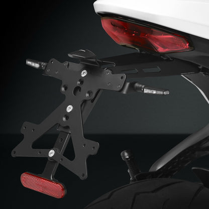 Rizoma Fox License Plate Support Kit (PT540B) - High Road Motorsports - Plate Holder - PT540B - Rizoma