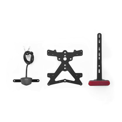 Rizoma Fox License Plate Support Kit (PT668B) - High Road Motorsports - Plate Holder - PT668B - Rizoma