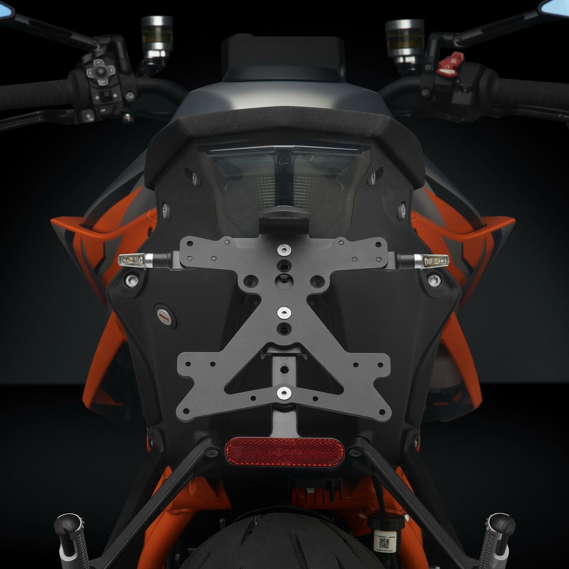 Rizoma Fox License Plate Support Kit (PT692B) - High Road Motorsports - Plate Holder - PT692B - Rizoma