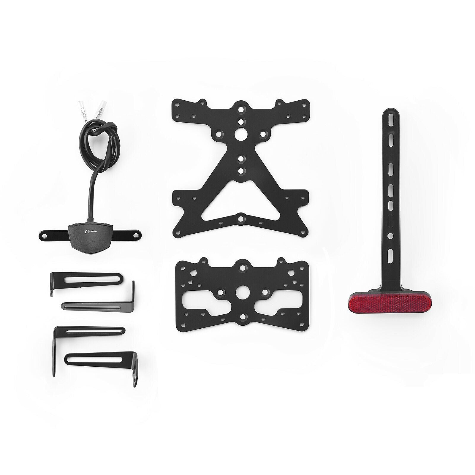 Rizoma Fox License Plate Support Kit (PT717B) - High Road Motorsports - Plate Holder - PT717B - Rizoma