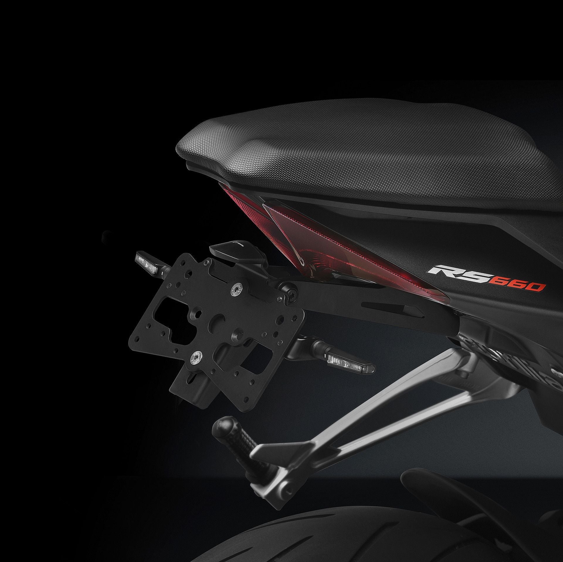 Rizoma Fox License Plate Support Kit (PTS801B) - High Road Motorsports - Plate Holder - PTS801B - Rizoma