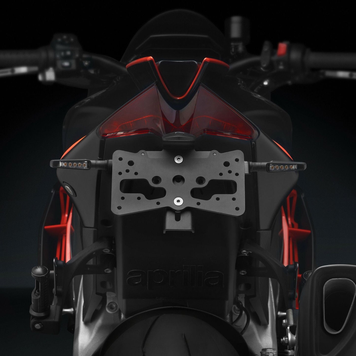 Rizoma Fox License Plate Support Kit (PTS802B) - High Road Motorsports - Plate Holder - PTS802B - Rizoma