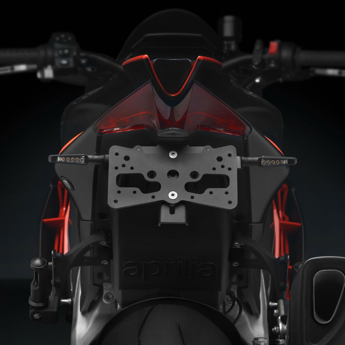 Rizoma Fox License Plate Support Kit (PTS802B) - High Road Motorsports - Plate Holder - PTS802B - Rizoma