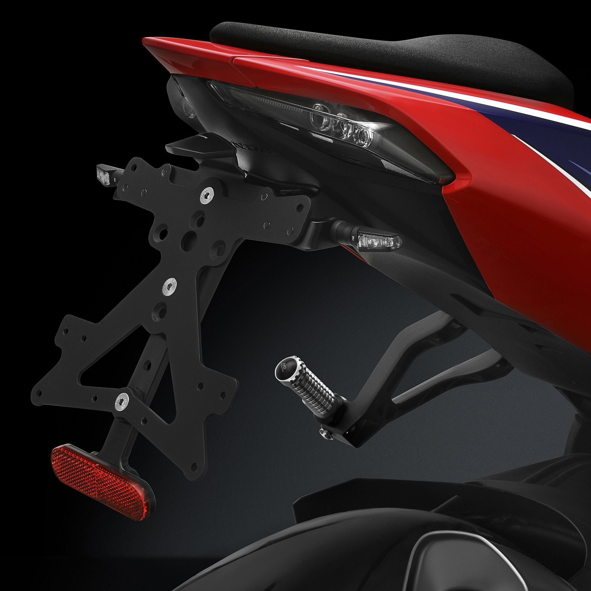 Rizoma Fox License Plate Support (PT119B) - High Road Motorsports - Plate Holder - PT119B - Rizoma
