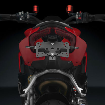 Rizoma Fox License Plate Support (PT538B) - High Road Motorsports - Plate Holder - PT538B - Rizoma