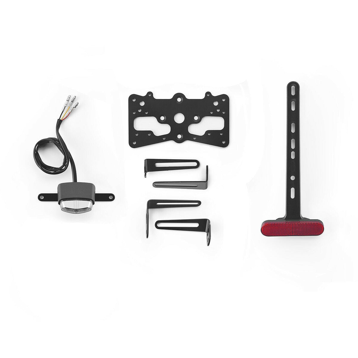 Rizoma Fox License Plate Support (PTS718B) - High Road Motorsports - Plate Holder - PTS718B - Rizoma