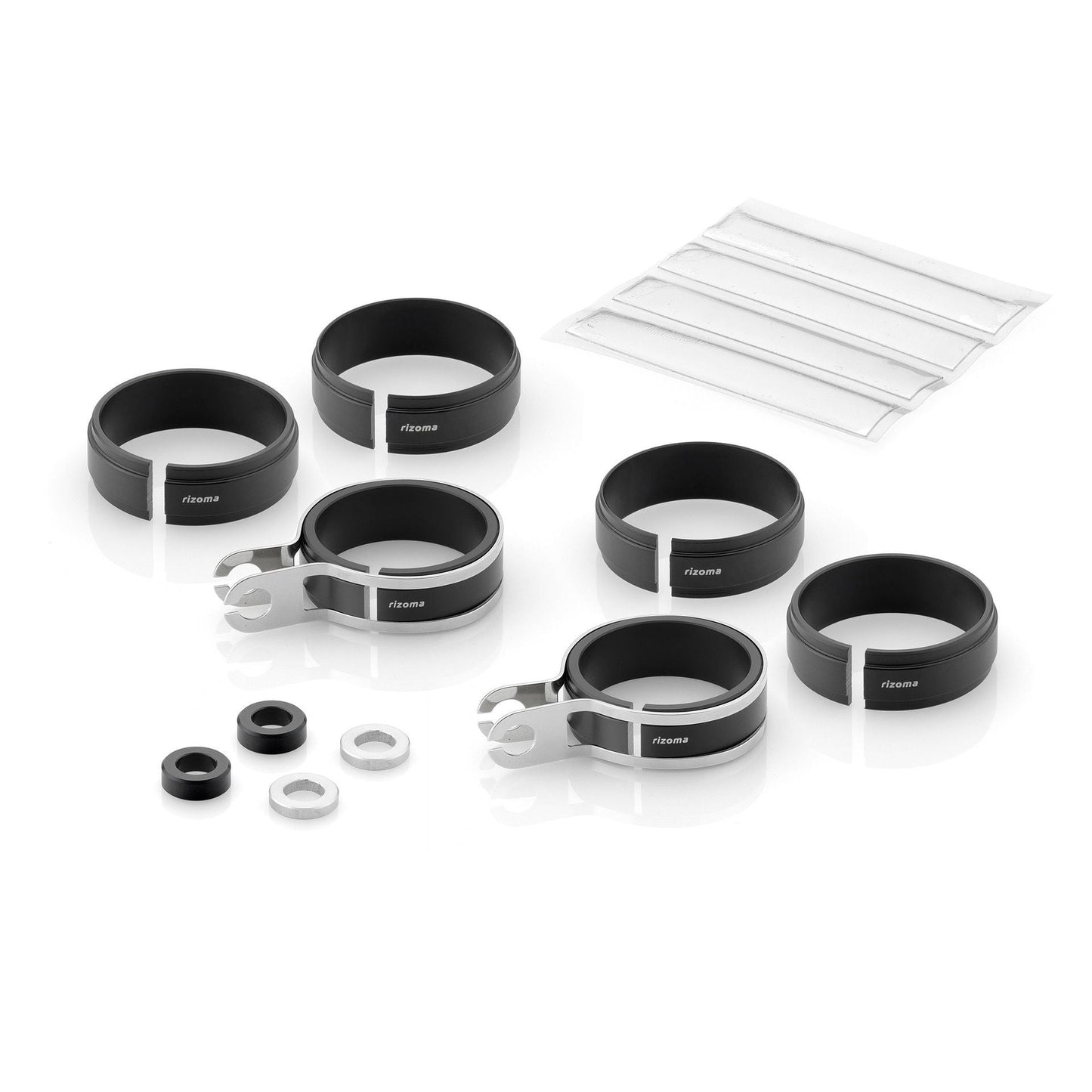 Rizoma Front Turn Signal Mounting Kit (Ø 39/41/43 Mm) (FR228B) - High Road Motorsports - Indicators - FR228B - Rizoma