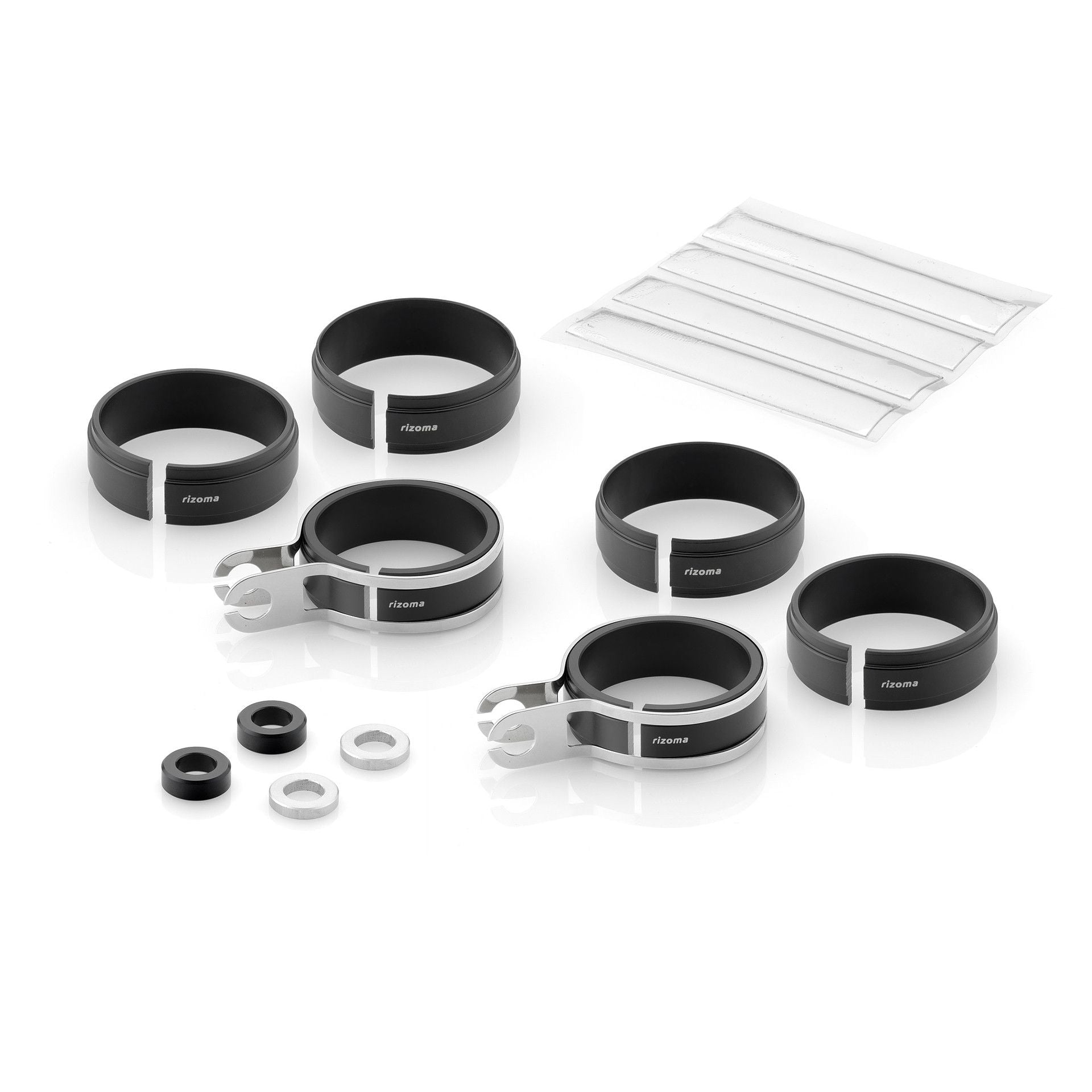 Rizoma Front Turn Signal Mounting Kit (Ø 39/41/43 Mm) (FR228B) - High Road Motorsports - Indicators - FR228B - Rizoma