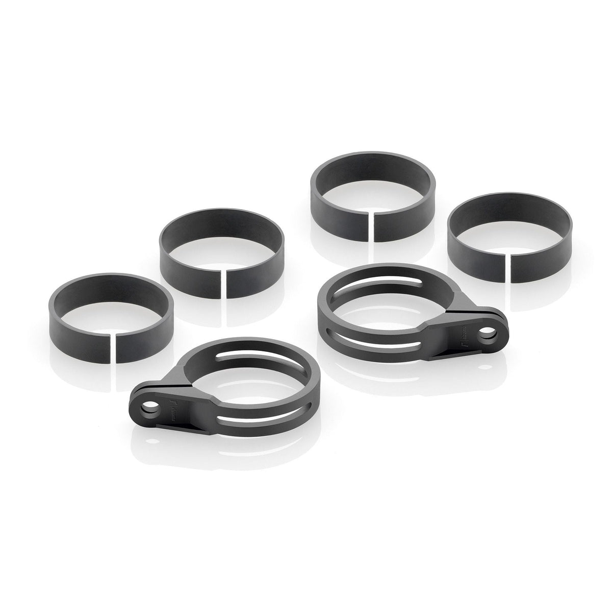 Rizoma Front Turn Signal Mounting Kit (Ø 48-55 Mm) (FR244B) - High Road Motorsports - Indicators - FR244B - Rizoma