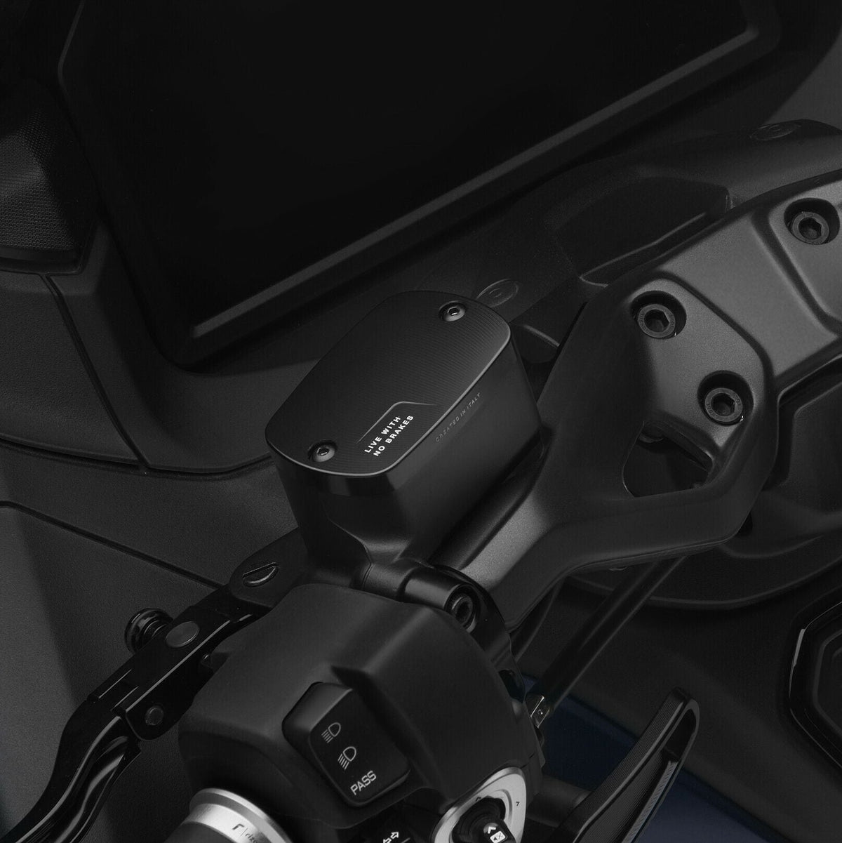 Rizoma Front/Rear Brake Fluid Reservoir Caps (ZYF056B) - High Road Motorsports - Fluid Reservoir - ZYF056B - Rizoma
