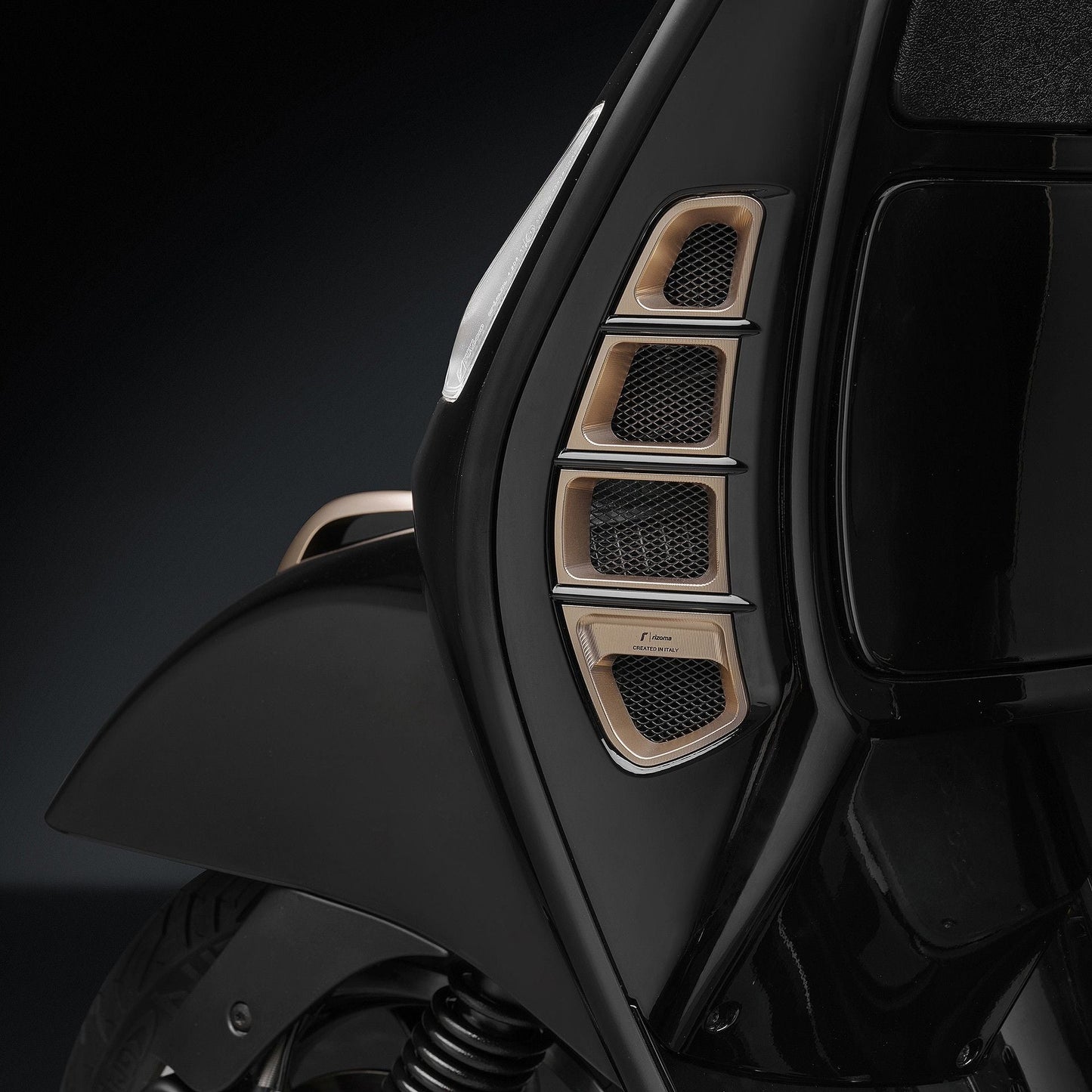 Rizoma Glove Compartment Air Inlet Grids (2 Pcs.) (ZVP012Z) - High Road Motorsports - Frame Cover - ZVP012Z - Rizoma