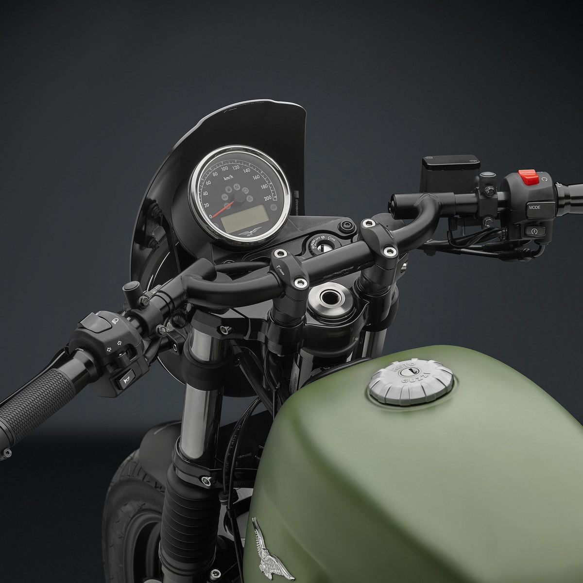 Rizoma Handlebar Race Retro’ (Ø 22-29 Mm) (MA054B) - High Road Motorsports - Handlebar - MA054B - Rizoma