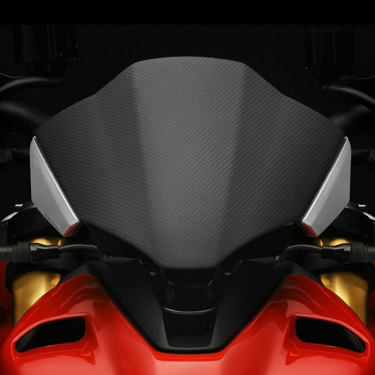 Rizoma Headlight Fairing (Carbon) (ZDM149K) - High Road Motorsports - Headlight Fairing - ZDM149K - Rizoma