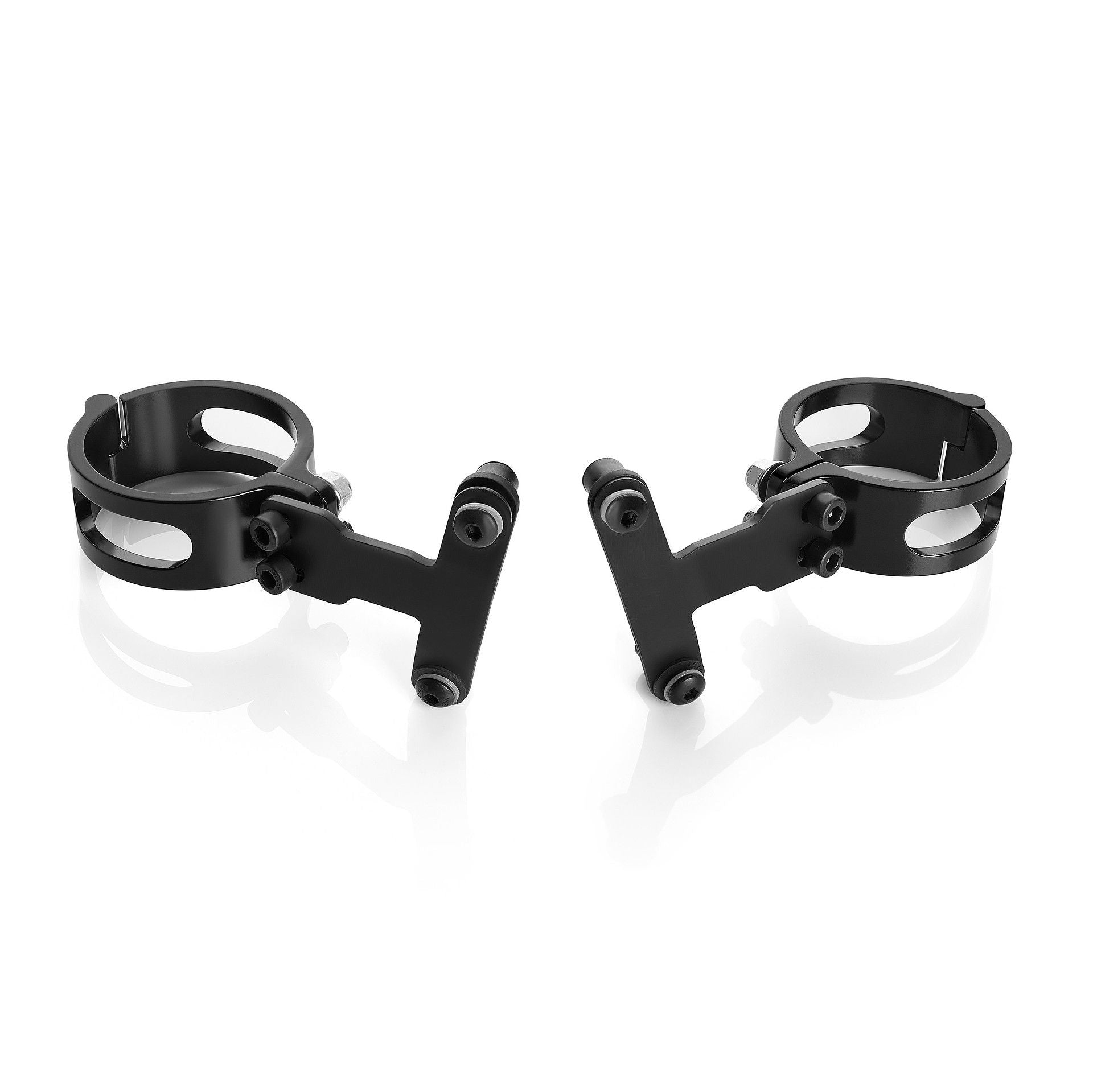 Rizoma Headlight Fairing Mounting Kit (For Fork Ø 49 Mm) (ZHD118BS) - High Road Motorsports - Mount - ZHD118BS - Rizoma