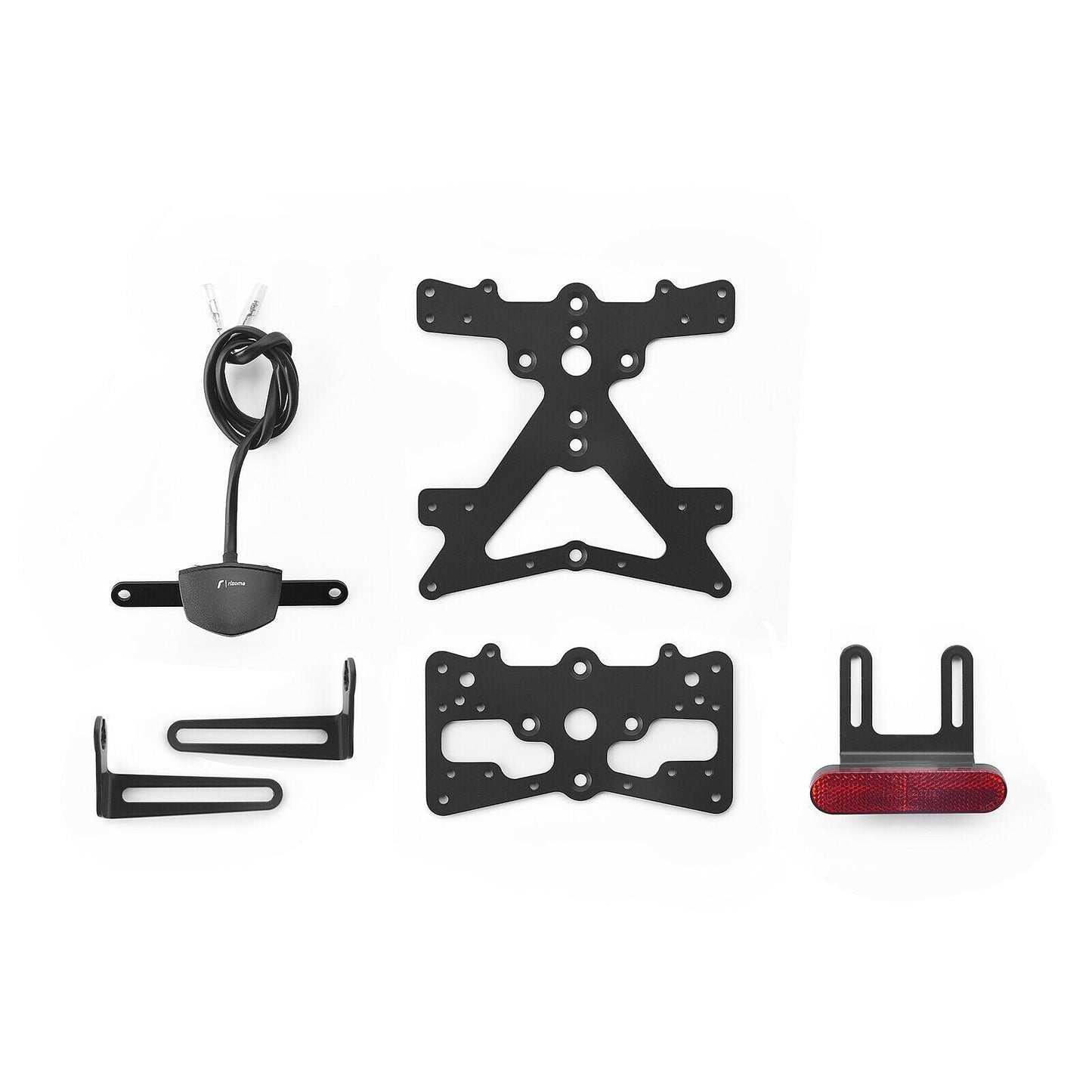 Rizoma License Plate Holder For OEM Configuration (ABE) (PT752B) - High Road Motorsports - Plate Holder - PT752B - Rizoma
