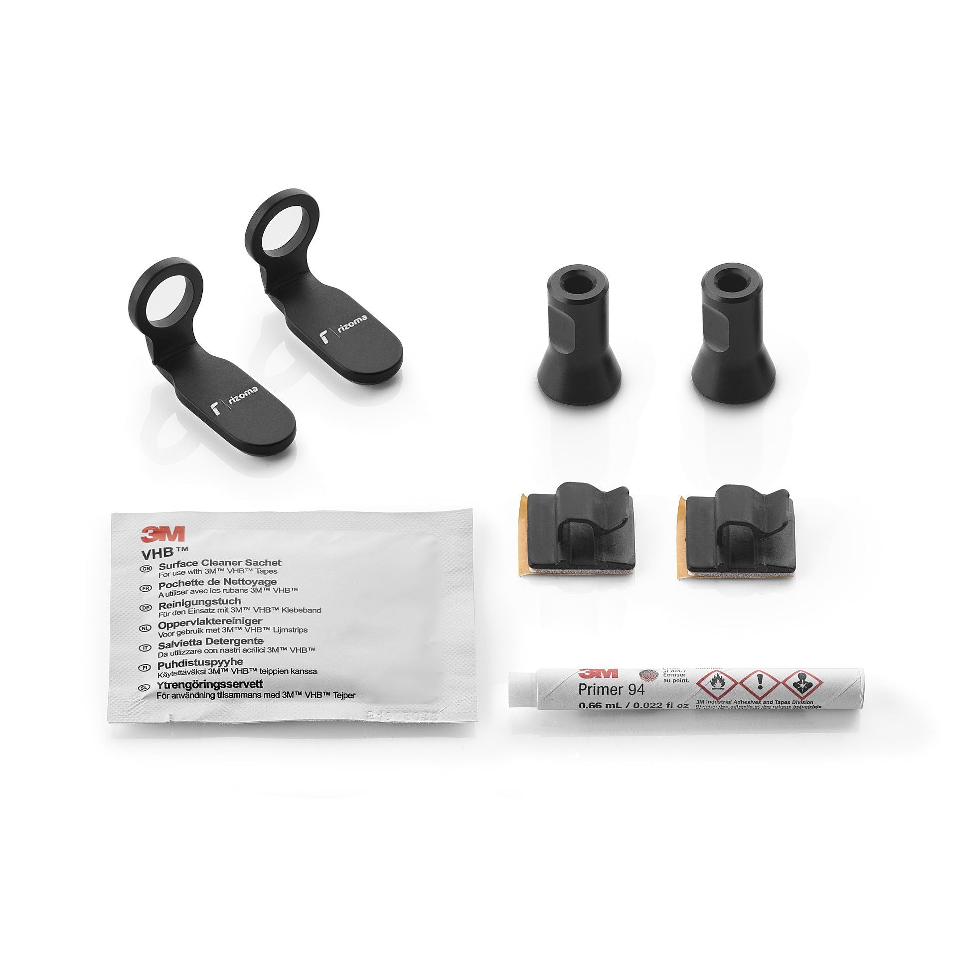 Rizoma Mounting Kit For Light Unit Turn Signals (FR444B) - High Road Motorsports - Mount - FR444B - Rizoma