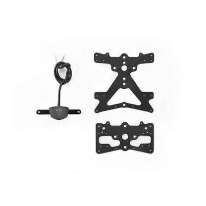 Rizoma Outside Street License Plate Holder Kit (PT510B) - High Road Motorsports - Plate Holder - PT510B - Rizoma