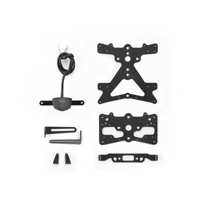 Rizoma Outside Street License Plate Holder Kit (PT528B) - High Road Motorsports - Plate Holder - PT528B - Rizoma