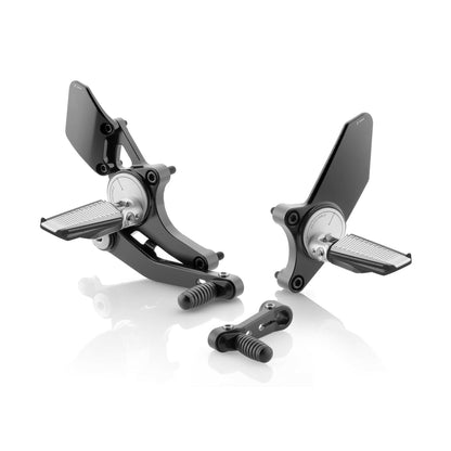 Rizoma Rear Set Control Kits (PE414B) - High Road Motorsports - Footrest System - PE414B - Rizoma
