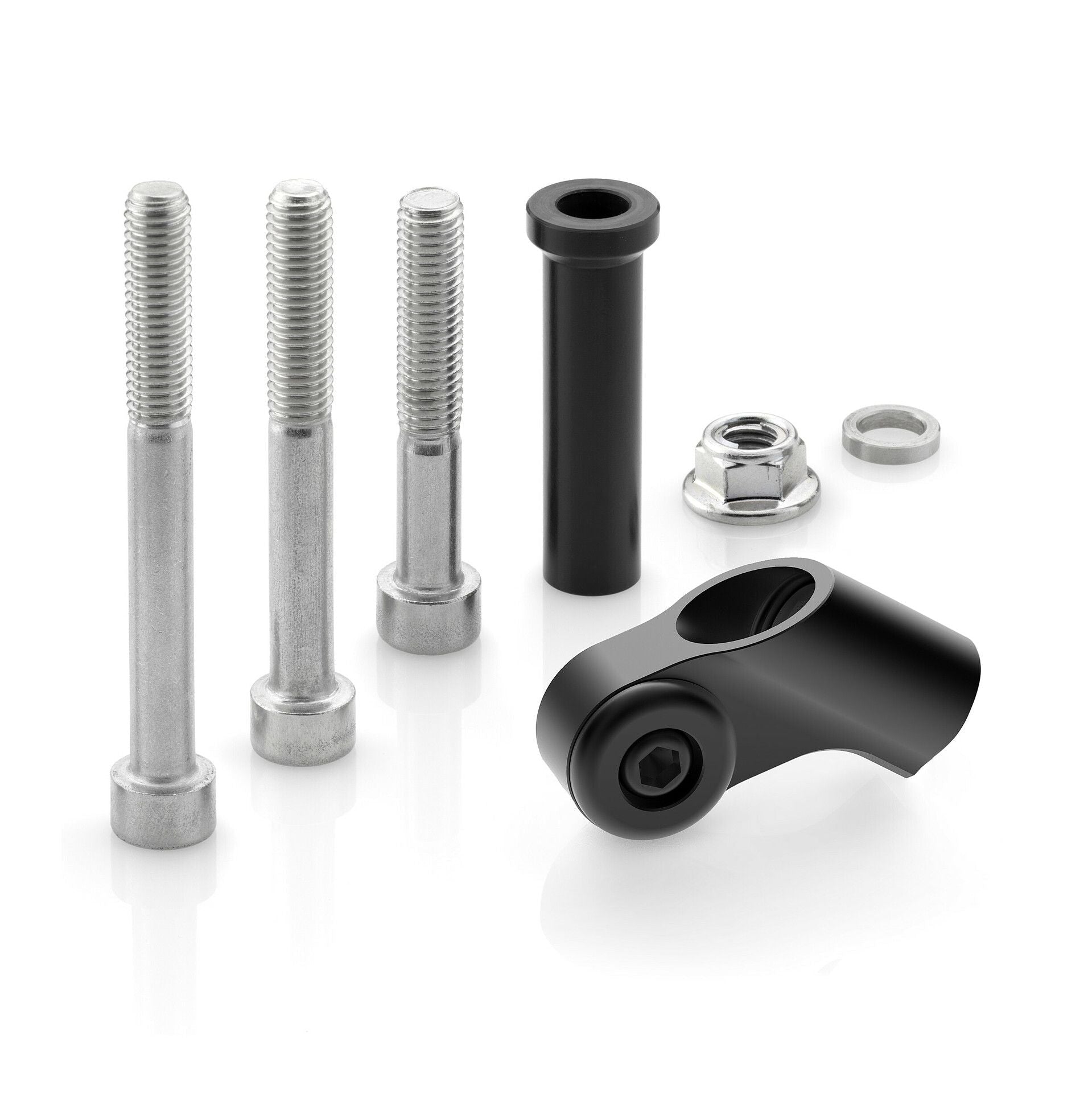 Rizoma Rearview Mirror Mounting Kit (BS714B) - High Road Motorsports - Mount - BS714B - Rizoma
