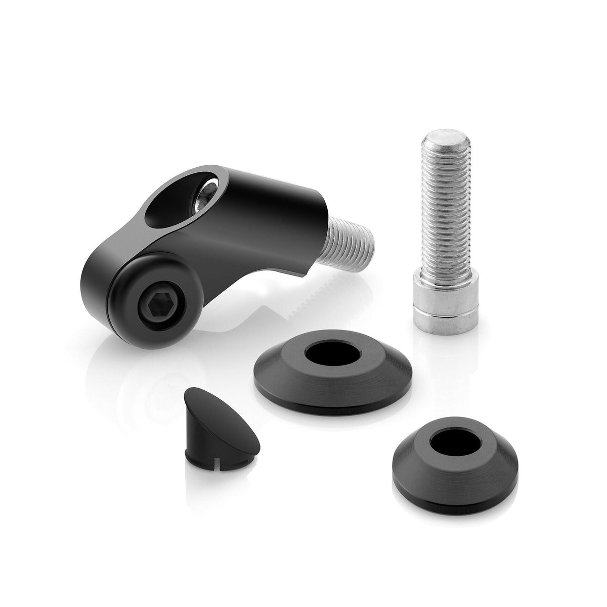 Rizoma Rearview Mirror Mounting Kit (BS736B) - High Road Motorsports - Mount - BS736B - Rizoma