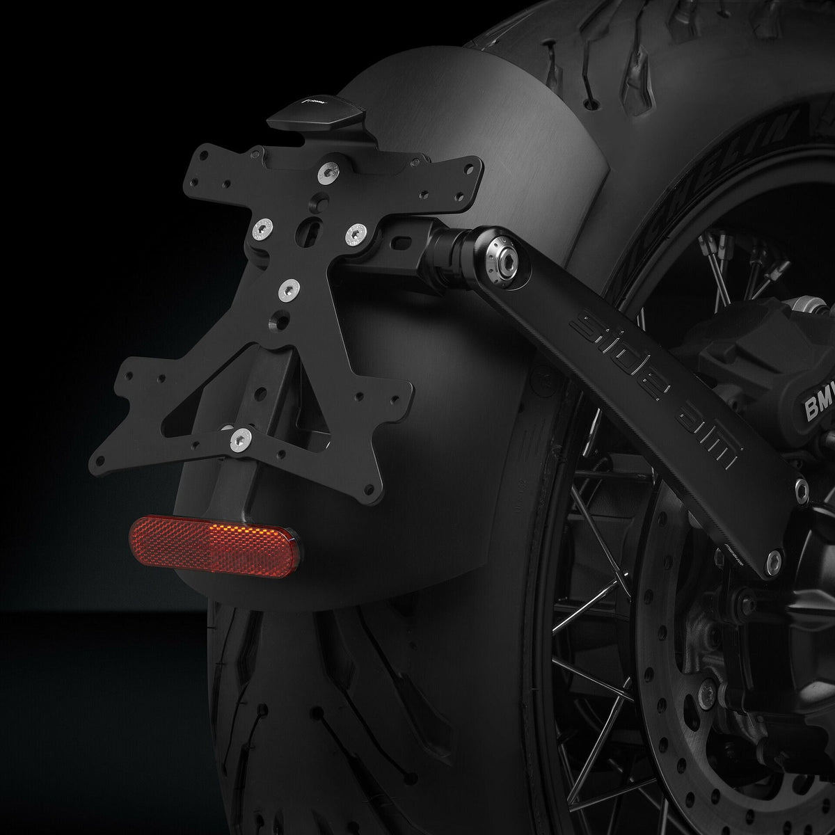 Rizoma Side Arm License Plate Holder (PT706B) - High Road Motorsports - Plate Holder - PT706B - Rizoma