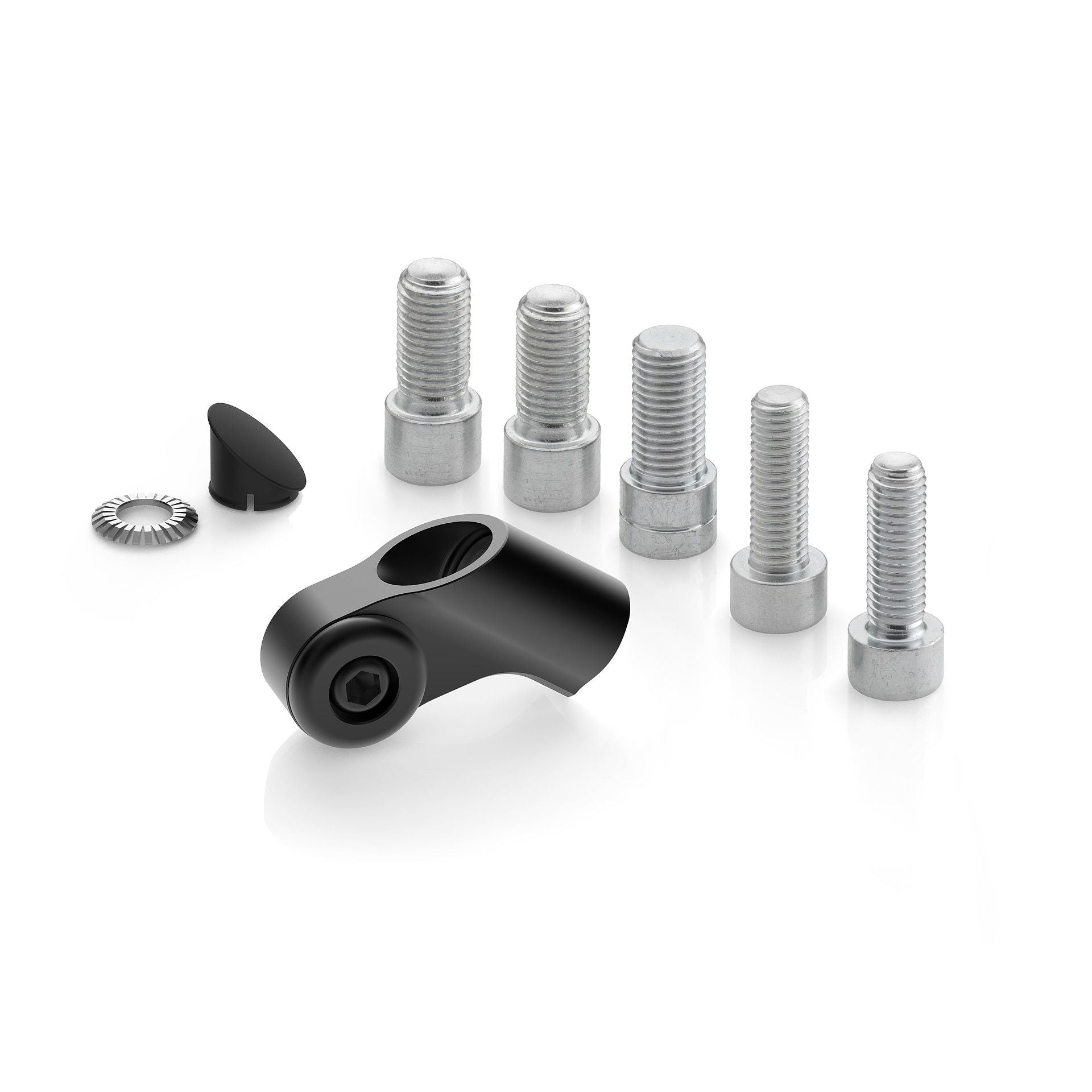 Rizoma Side Mount Universal Mounting Kit (BS713B) - High Road Motorsports - Mount - BS713B - Rizoma