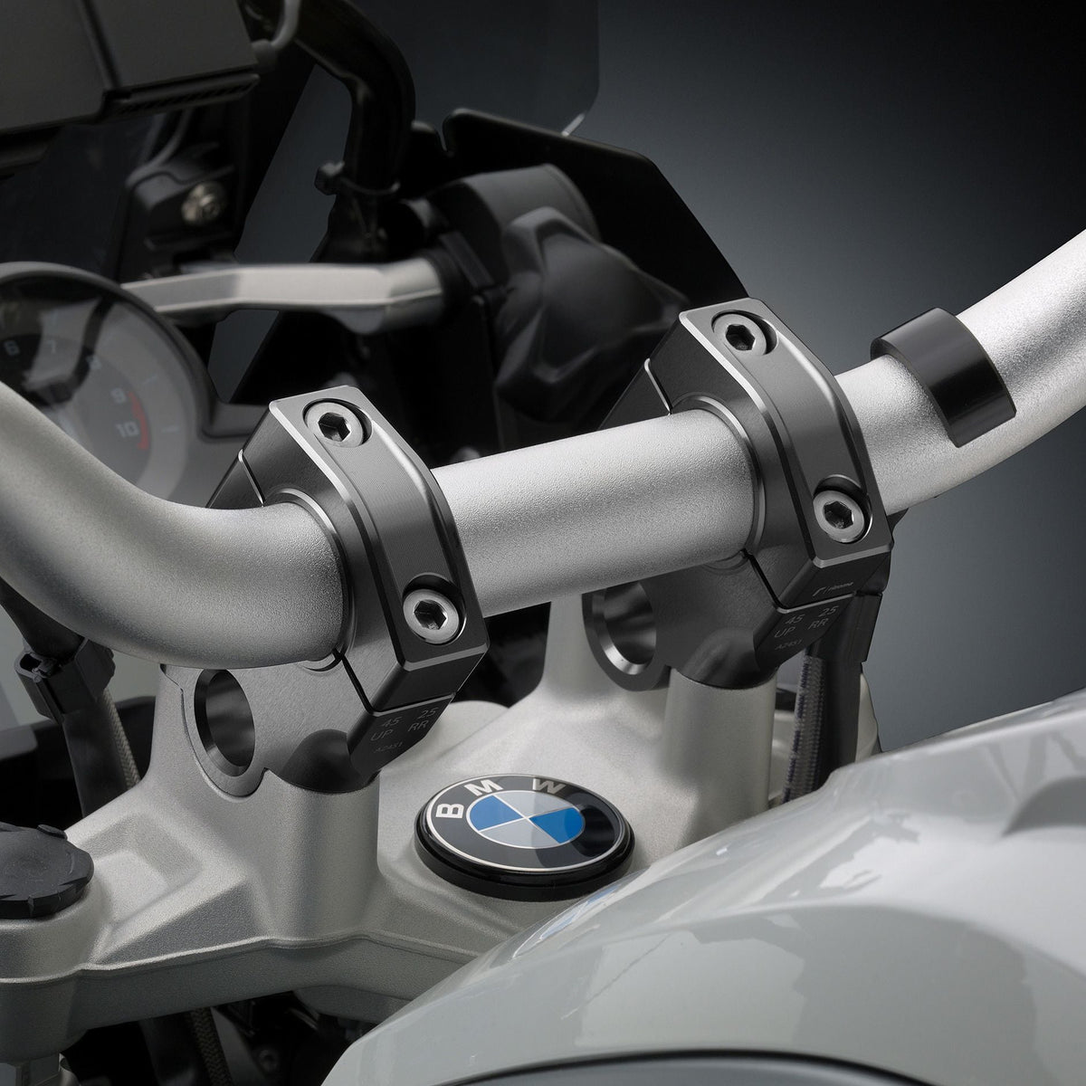Rizoma Upper And Backward Risers (AZ451D) - High Road Motorsports - Risers - AZ451D - Rizoma