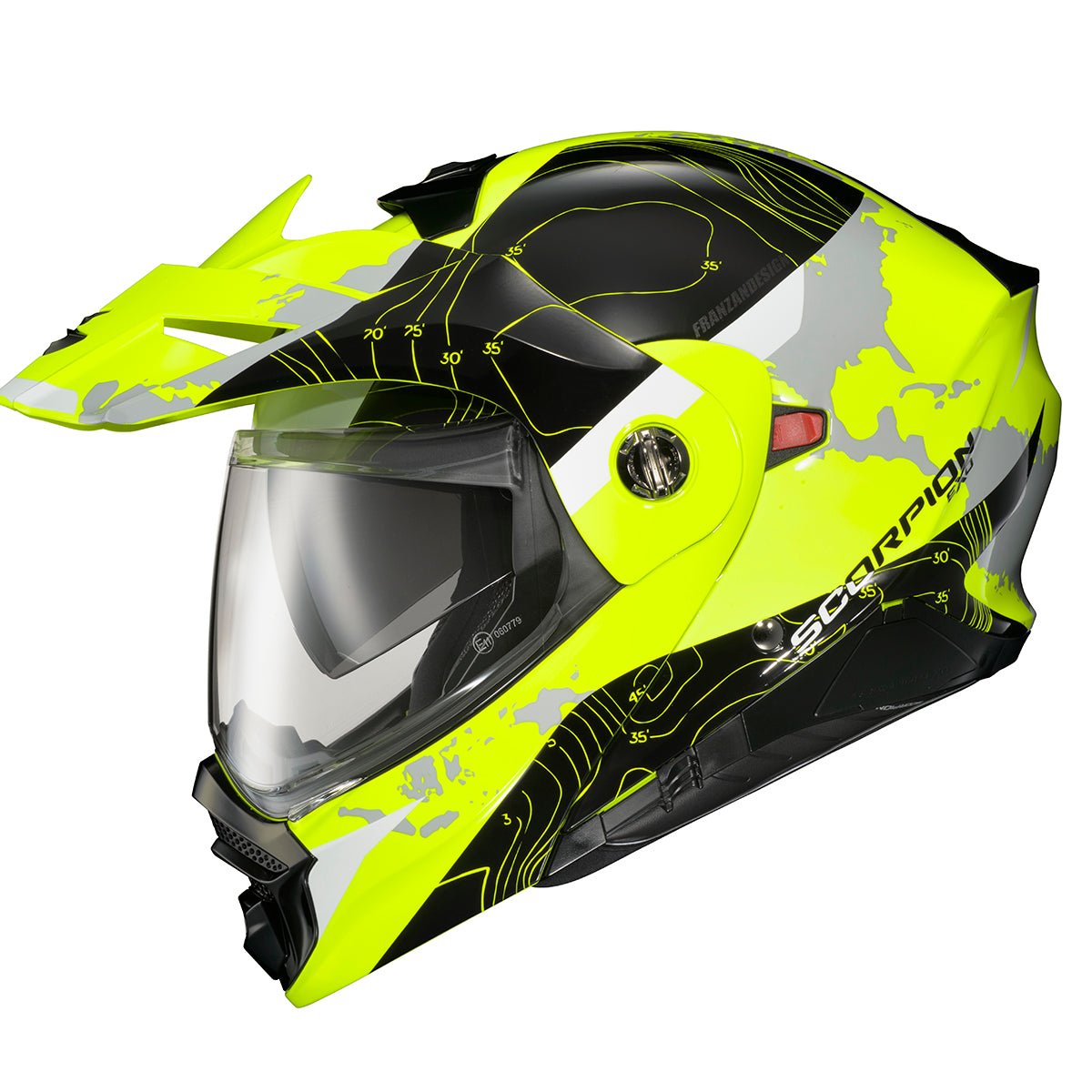 Scorpion EXO - AT960 Topographic Helmet - High Road Motorsports - Motorcycle Helmet - 6504122 - Scorpion EXO
