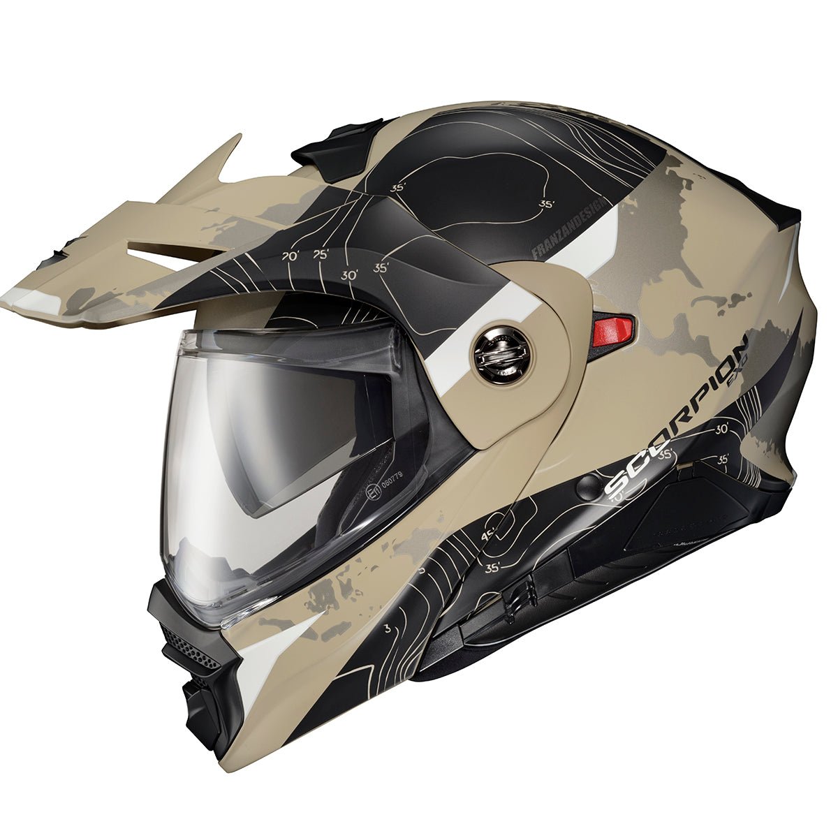 Scorpion EXO - AT960 Topographic Helmet - High Road Motorsports - Motorcycle Helmet - 6504112 - Scorpion EXO