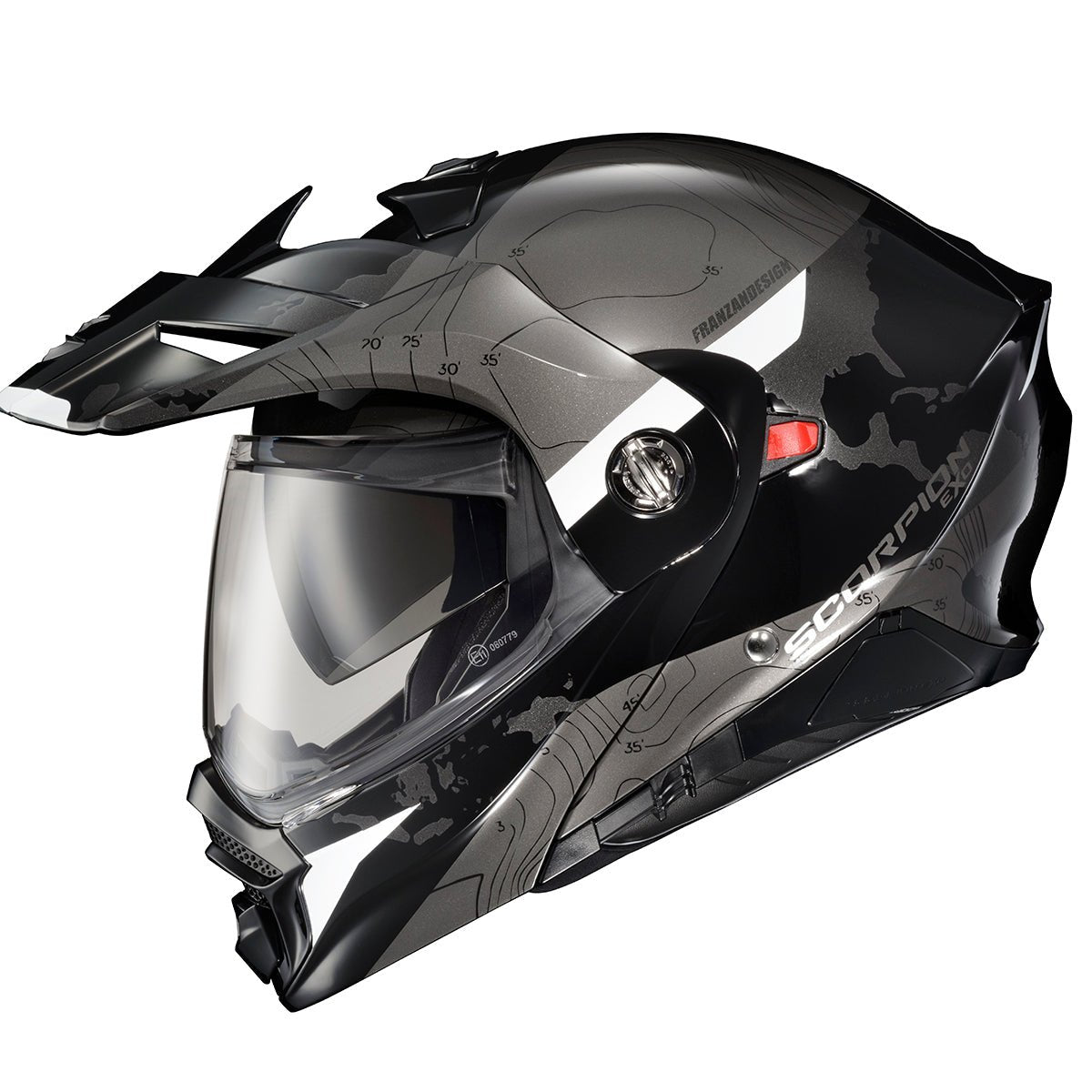 Scorpion EXO - AT960 Topographic Helmet - High Road Motorsports - Motorcycle Helmet - 6504092 - Scorpion EXO